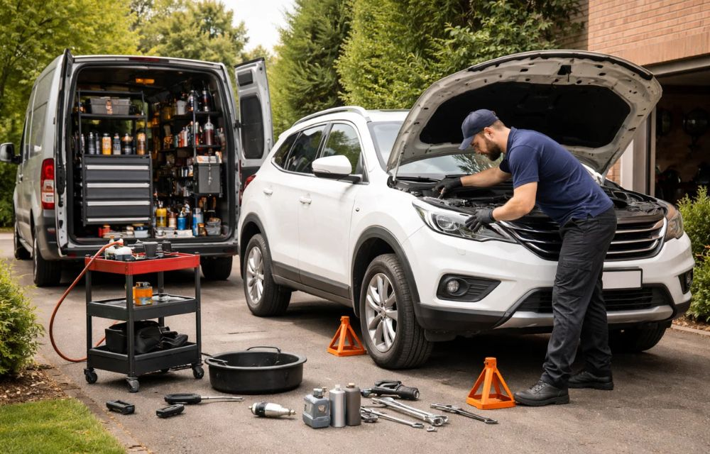 Convenient At-Home Car Servicing Across Dubai